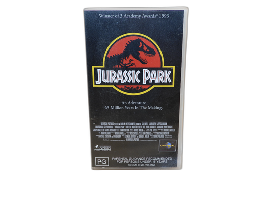 Jurassic Park Vhs Tape Pal Pg Rainbow Products Ltd