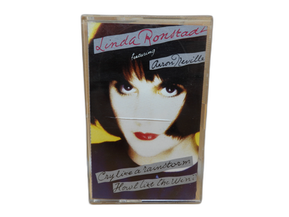 Linda Ronstadt Cry Like a Rainstorm Howl Like the Wind Cassette Tape Elektra Ent