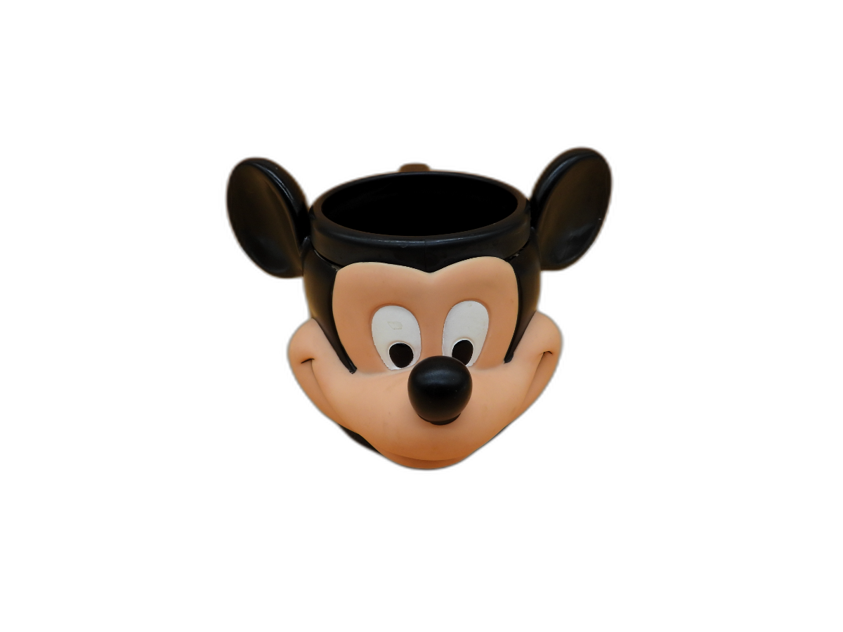 Vintage Disney 1992 Mickey Mouse 3D Face Coffee Cup Collectable Mug