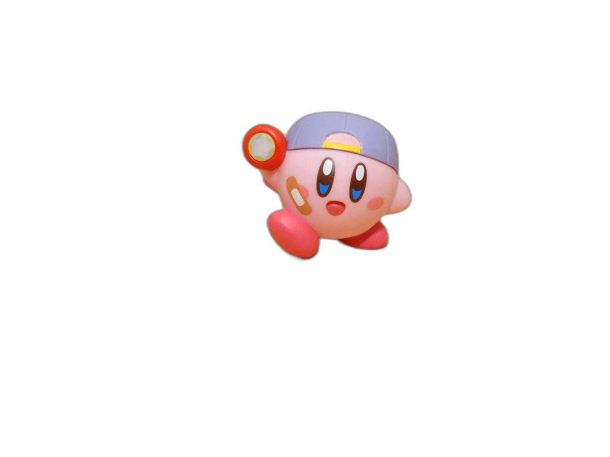 Kirby Figure With Cap and Star Wand
