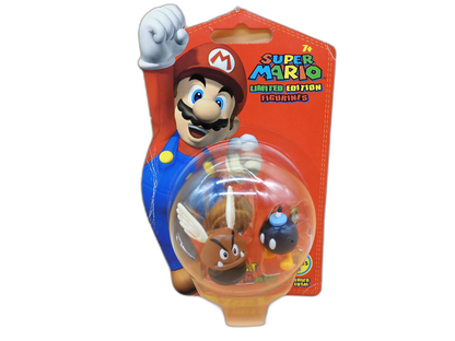 Super Mario Bob Omb and Paragoomba Figurines Two Pack Nintendo