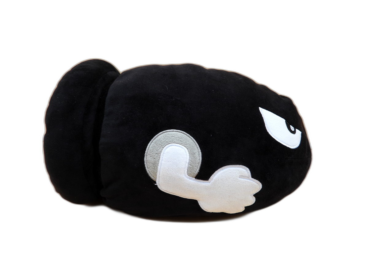Super Mario Bullet Bill Mocchi Plush 15 Inch Nintendo