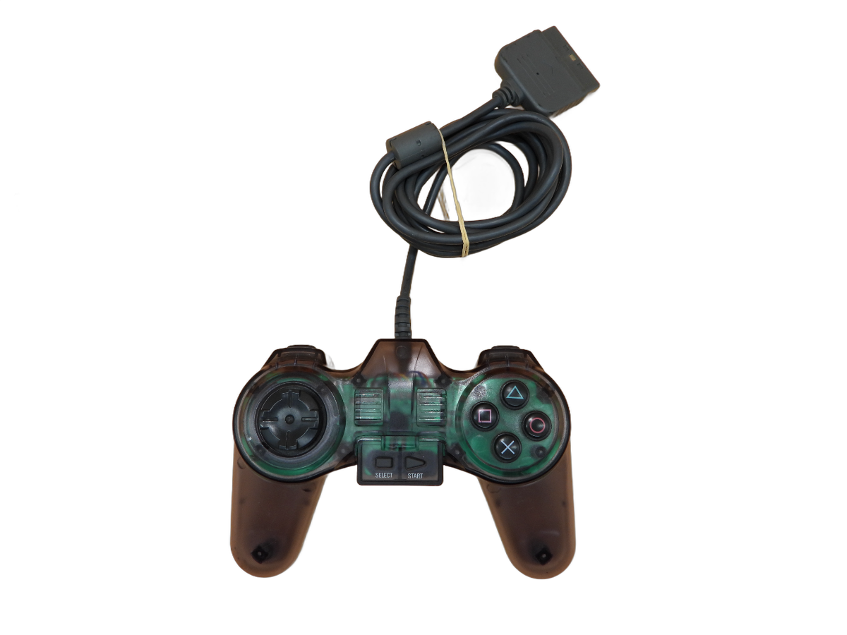 Sakkara Ps608k Clear Black PlayStation 1 Controller Game
