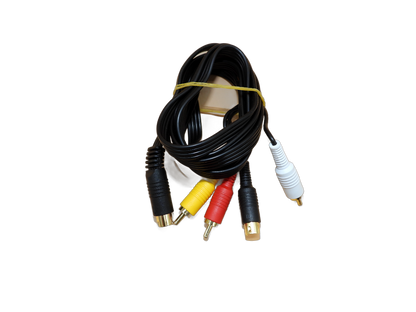 Aftermarket Sega Saturn S Video Rca Av Cable 1.8m