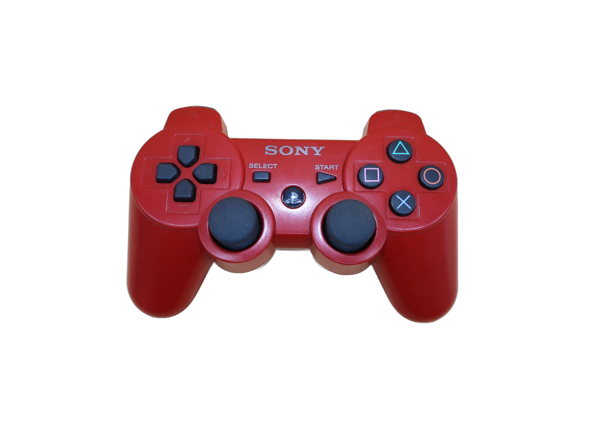 Sony PS3 Dualshock 3 Wireless Controller Red Cechzc2u Game