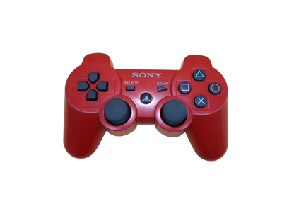 Sony PS3 Dualshock 3 Wireless Controller Red Cechzc2u Game