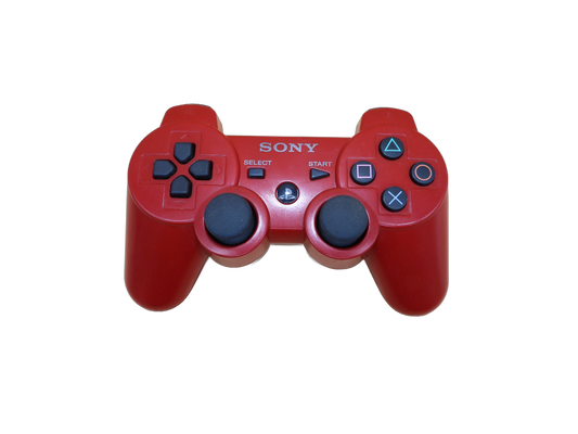 Sony PS3 Dualshock 3 Wireless Controller Red Cechzc2u Game