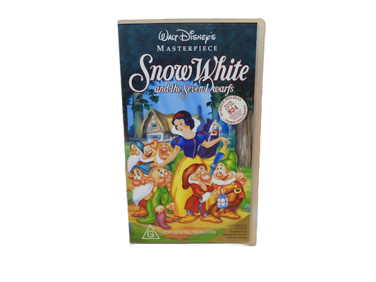 Walt Disney Snow White and the Seven Dwarfs Vhs Tape