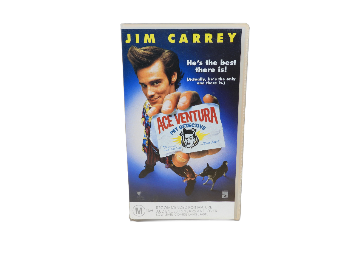 Ace Ventura Pet Detective Vhs Tape 1994 Roadshow Entertainment