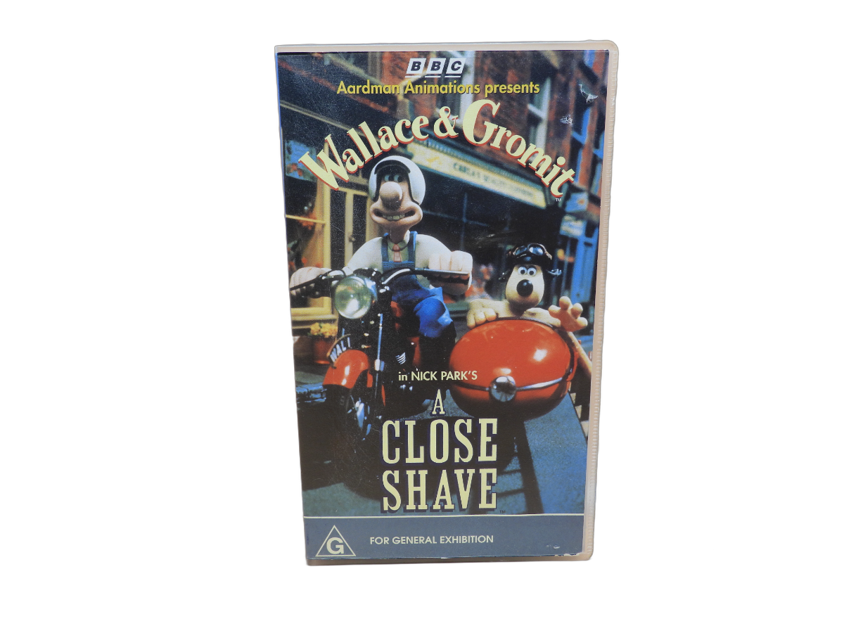 Wallace & Gromit a Close Shave Vhs Tape Bbc Video