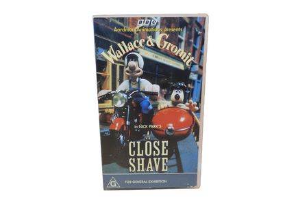 Wallace & Gromit a Close Shave Vhs Tape Bbc Video