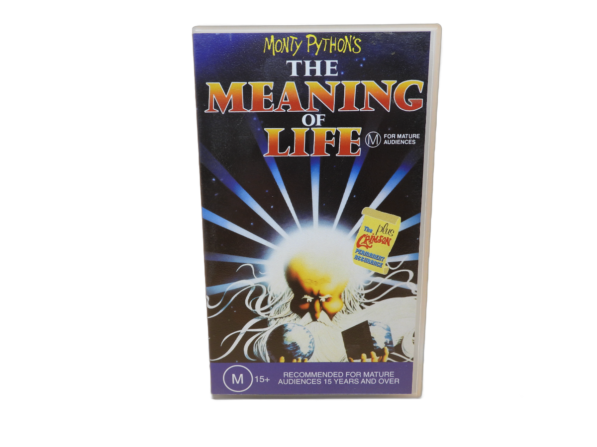 Monty Python the Meaning of Life Vhs Tape Universal