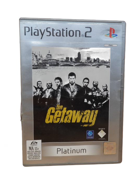 The Getaway PlayStation 2 Platinum Pal Sces 51426 Sony Game