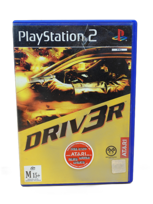 Atari Driv3r Driver 3 PS2 Pal Ma15+ Game
