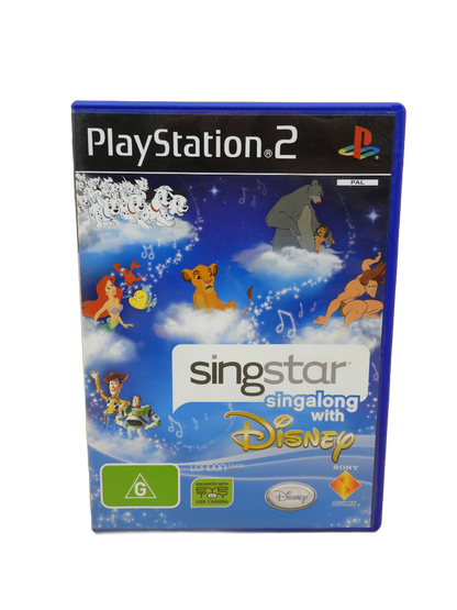 Singstar Singalong With Disney PS2 Game Sony