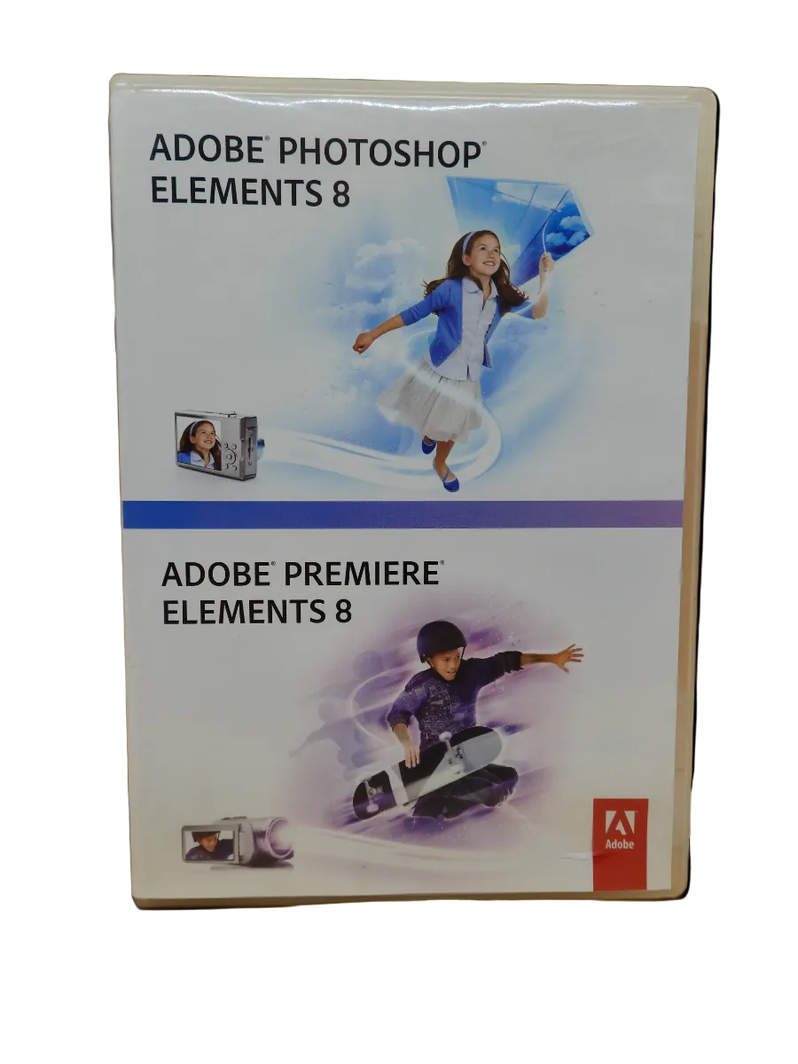 Adobe Photoshop Elements 8 & Premiere Elements 8 Software for Windows