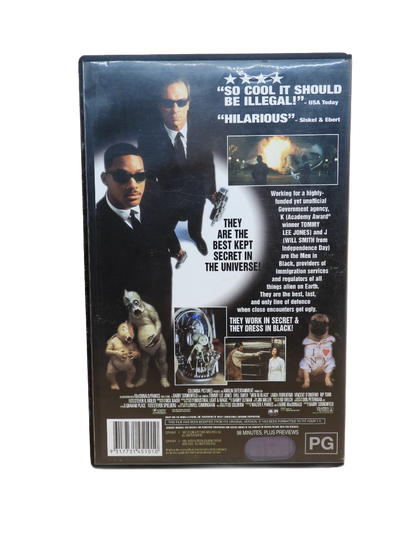 Men in Black Vhs Tape 1997 Will Smith Tommy Lee Jones Columbia Tristar