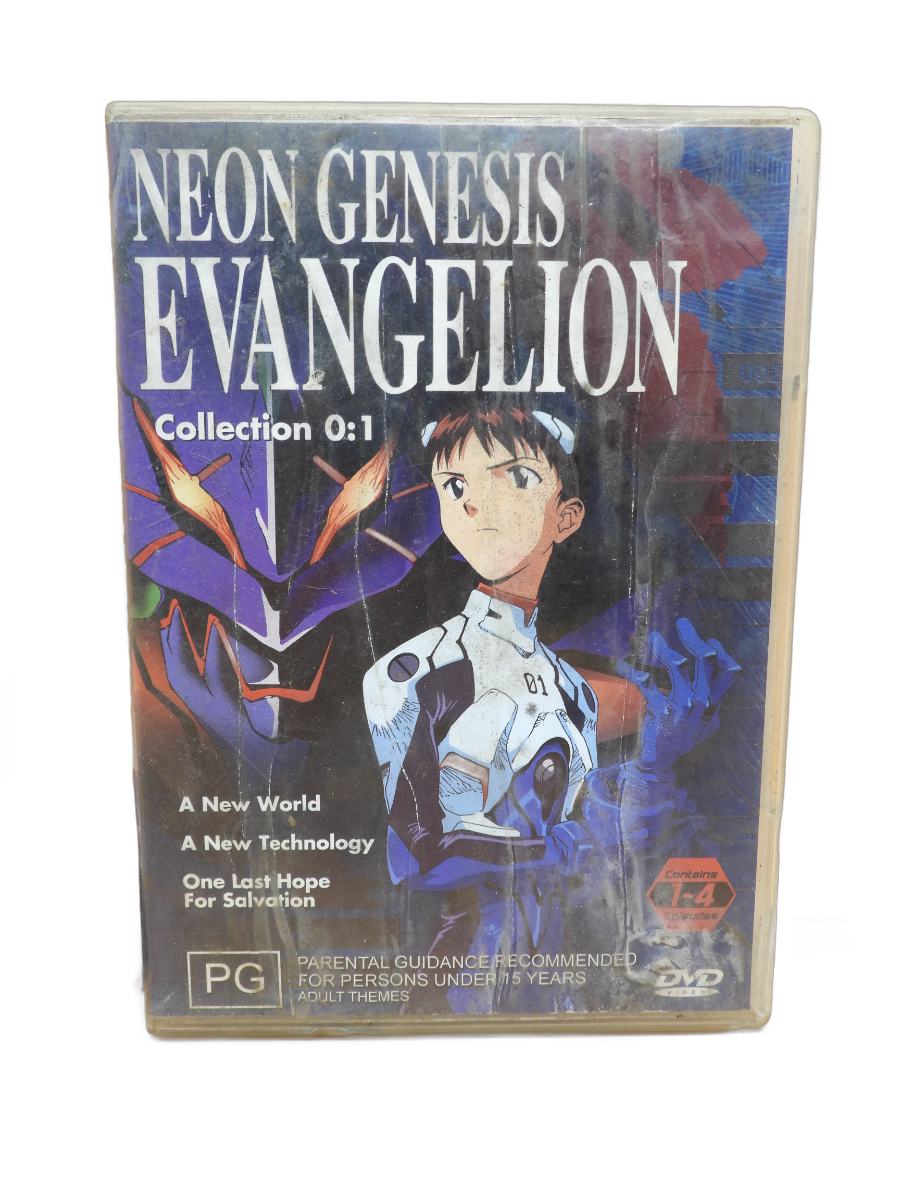 Neon Genesis Evangelion Collection 0 1 Dvd Adv Films WATER DAMGED
