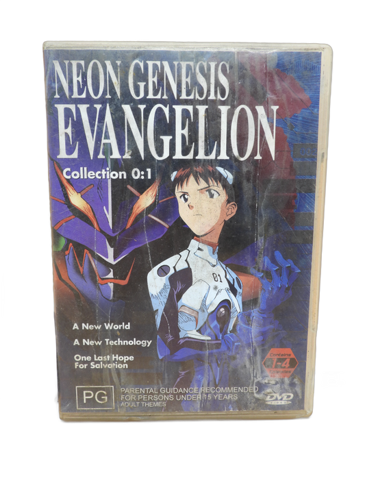 Neon Genesis Evangelion Collection 0 1 Dvd Adv Films WATER DAMGED