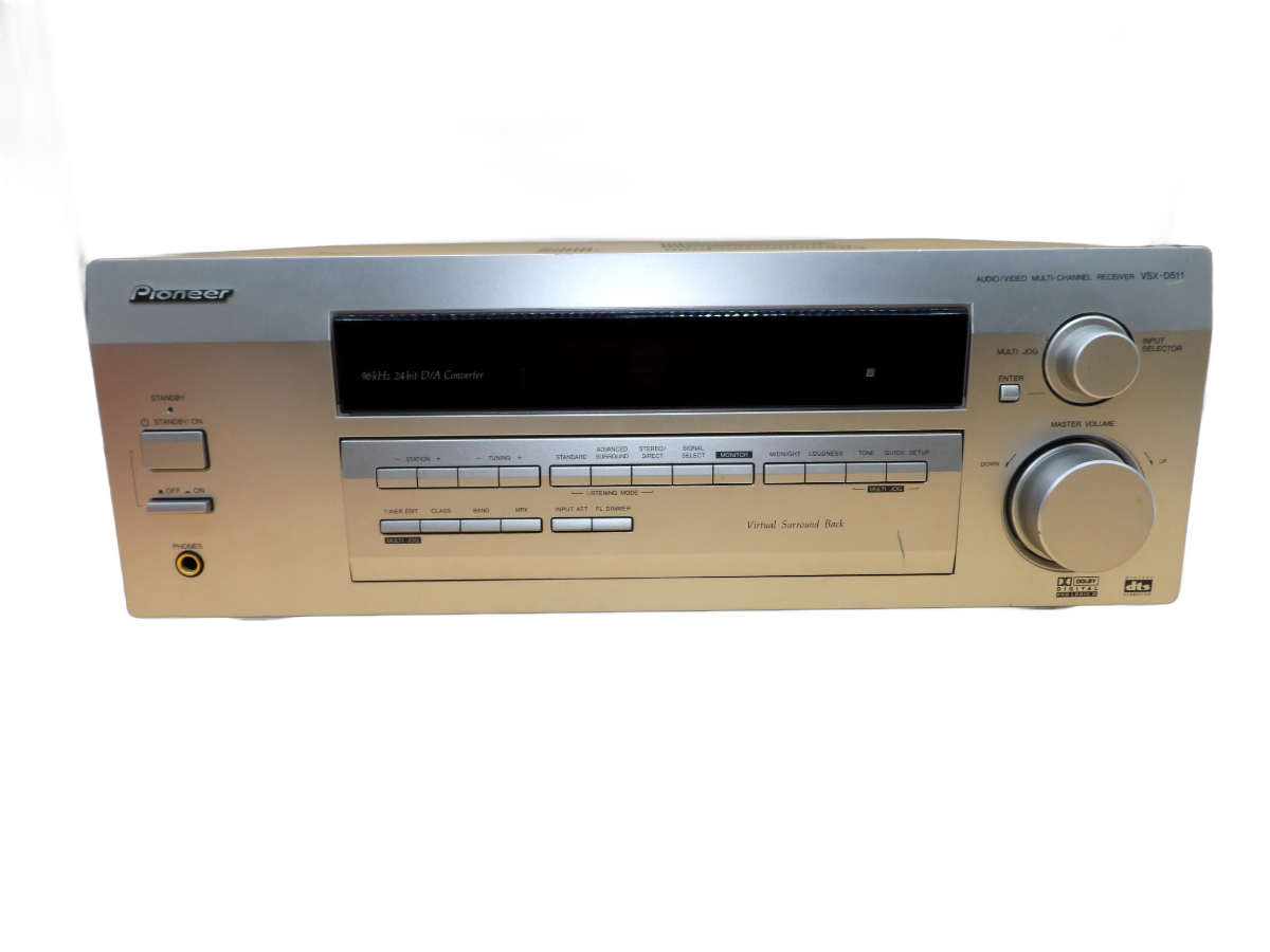 Pioneer Vsx D511 Multi Channel Audio/video Receiver NO REMOTE