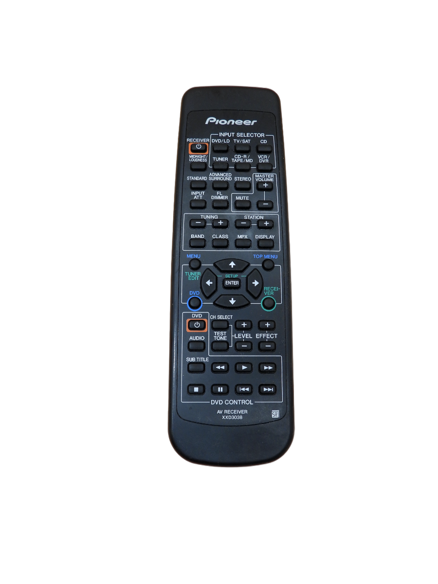 Pioneer Axd3038 Remote Control