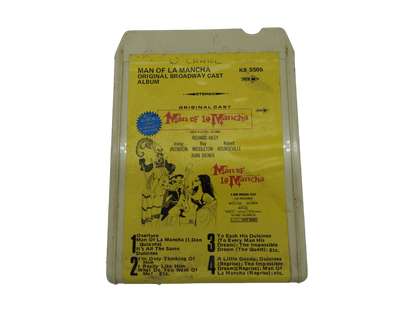 Man of La Mancha Broadway Cast 8 Track Tape Mca