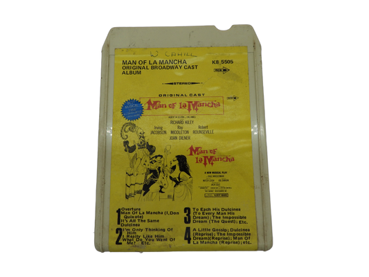 Man of La Mancha Broadway Cast 8 Track Tape Mca