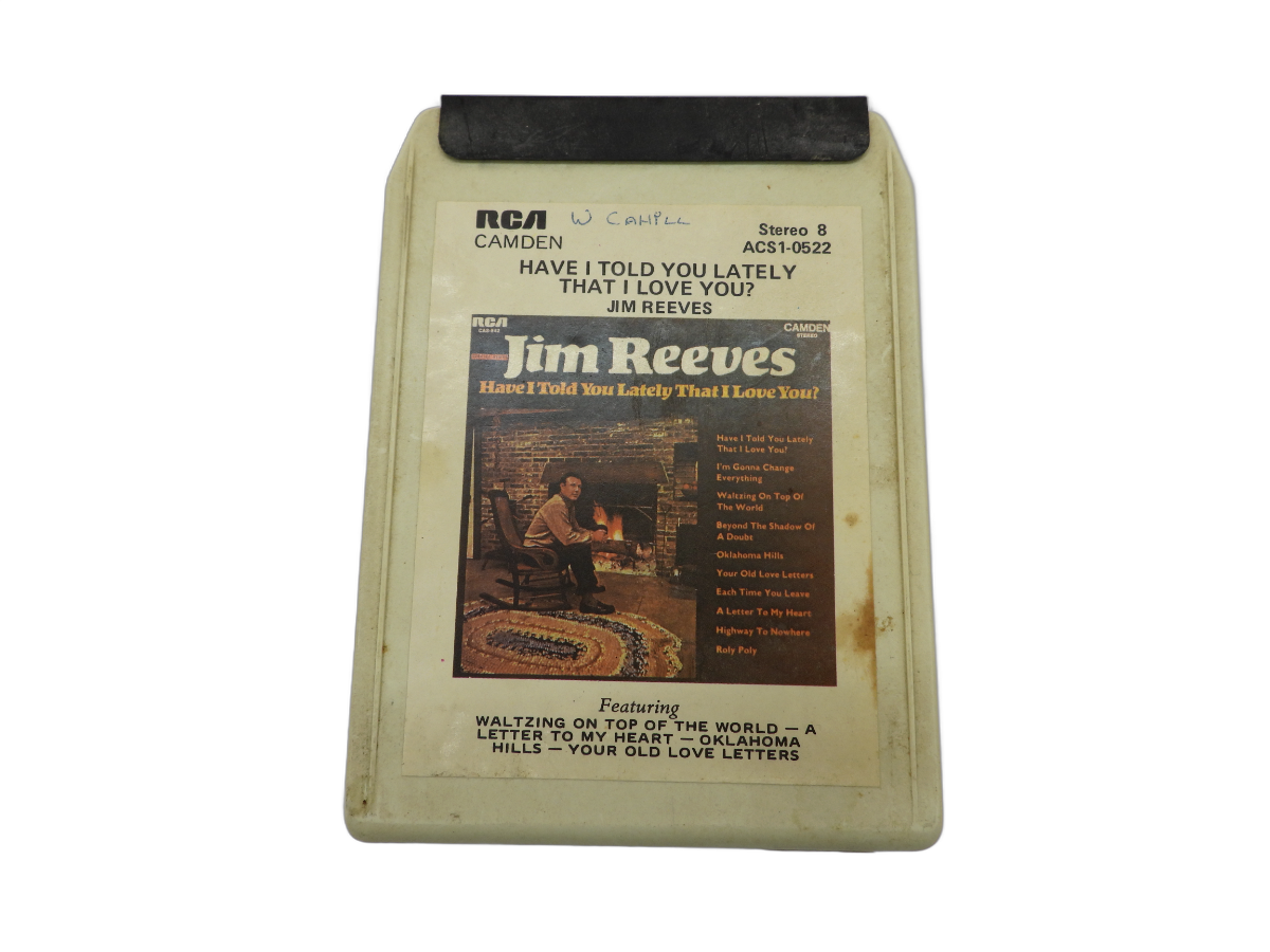 Jim Reeves Have I Told You Lately That I Love You 8 Track Tape Rca Camden