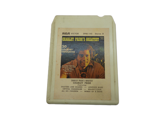 Charley Pride Greatest Hits 8 Track Cartridge Rca Victor Stereo 8 Track