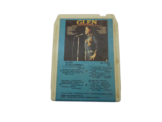 Glen Campbell 8 Track Tape Album
