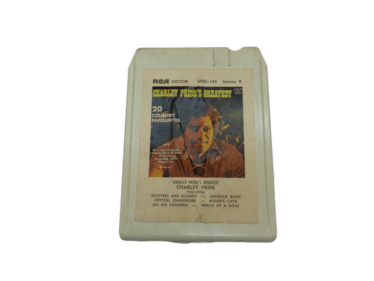 Charley Pride Greatest Hits 8 Track Tape Rca Victor