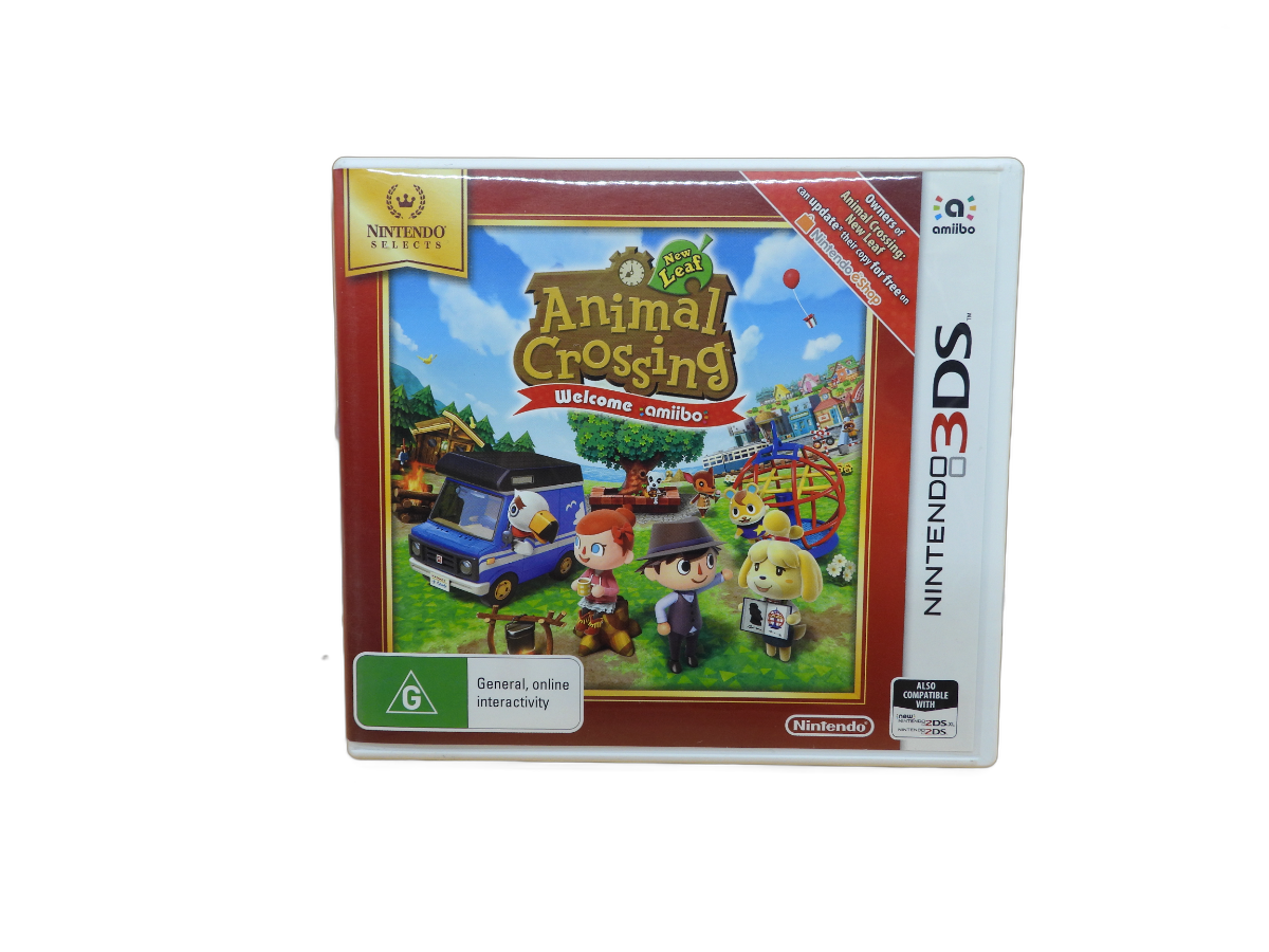 Animal Crossing New Leaf Welcome Amiibo Nintendo 3ds Game