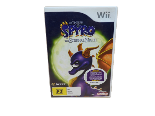The Legend of Spyro the Eternal Night Wii Game Sierra