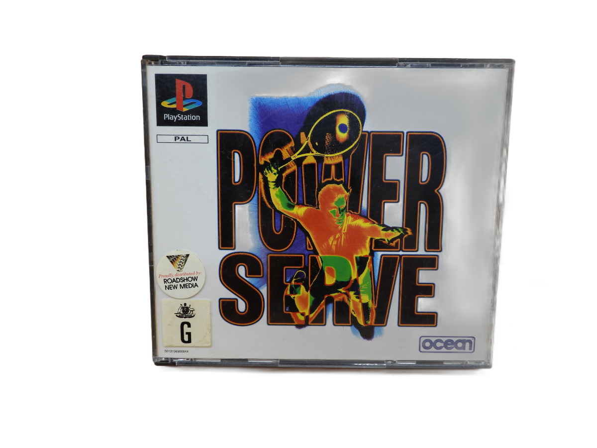 Power Serve 3d Tennis Playstation PS1 Ocean Game