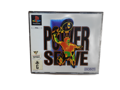 Power Serve 3d Tennis Playstation PS1 Ocean Game