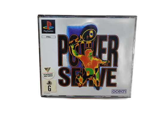 Power Serve 3d Tennis Playstation PS1 Ocean Game