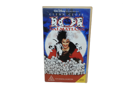 101 Dalmatians Disney Vhs Tape Glenn Close Walt Disney
