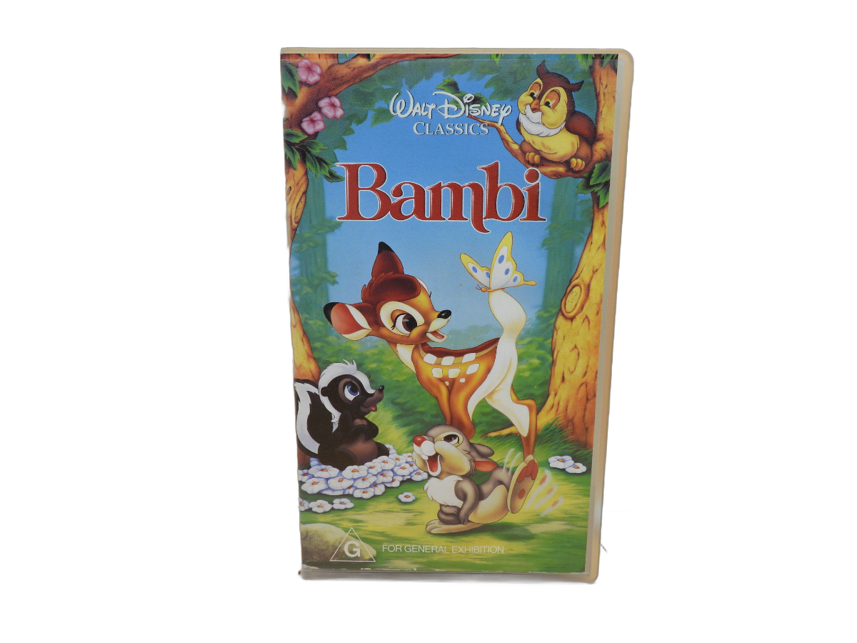 Bambi Walt Disney Classics Vhs Tape