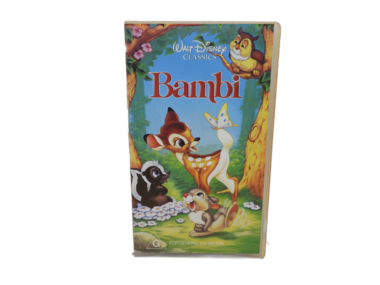 Bambi Walt Disney Classics Vhs Tape