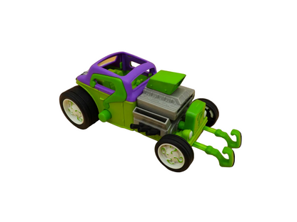 Mattel Dc Comics Joker Roadster Expanding Toy Car