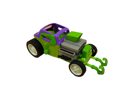 Mattel Dc Comics Joker Roadster Expanding Toy Car