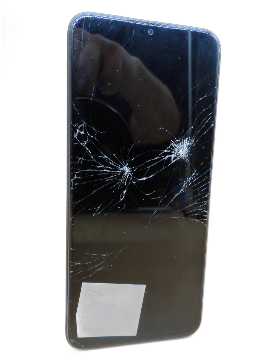 Motorola Xt2149 1 Smartphone CRACKED SCREEN LOCKED PARTS ONLY 