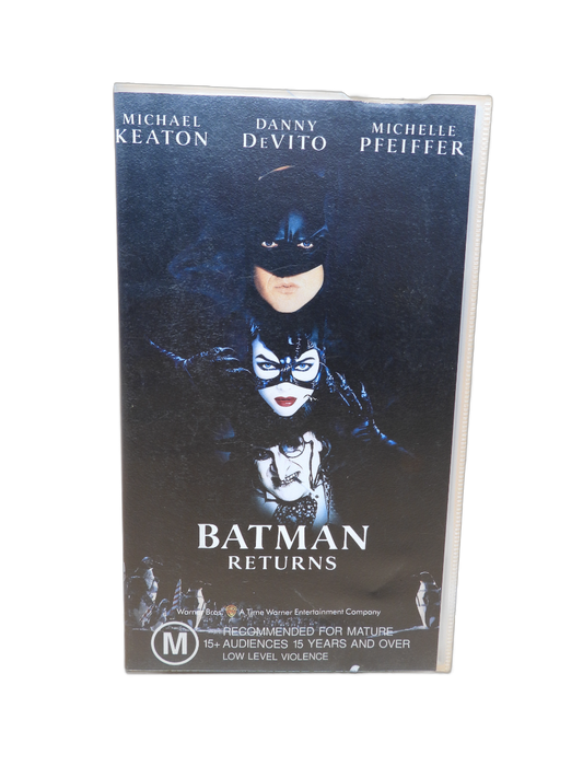 Batman Returns 1992 Vhs Tape Warner Bros.