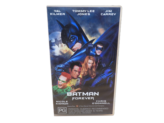 Batman Forever 1995 Vhs Tape Warner Bros.
