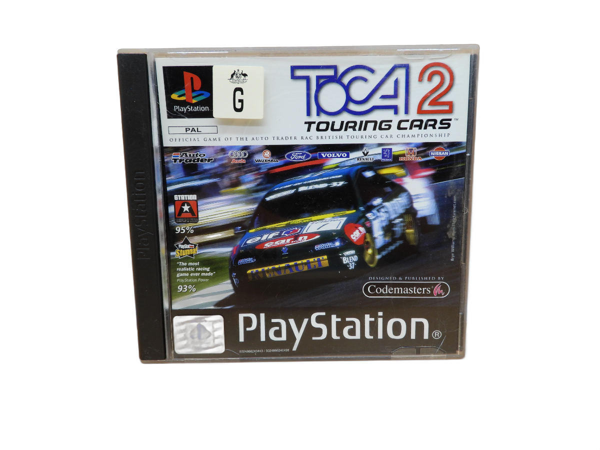 Codemasters Toca 2 Touring Cars Playstation PS1 Racing Game