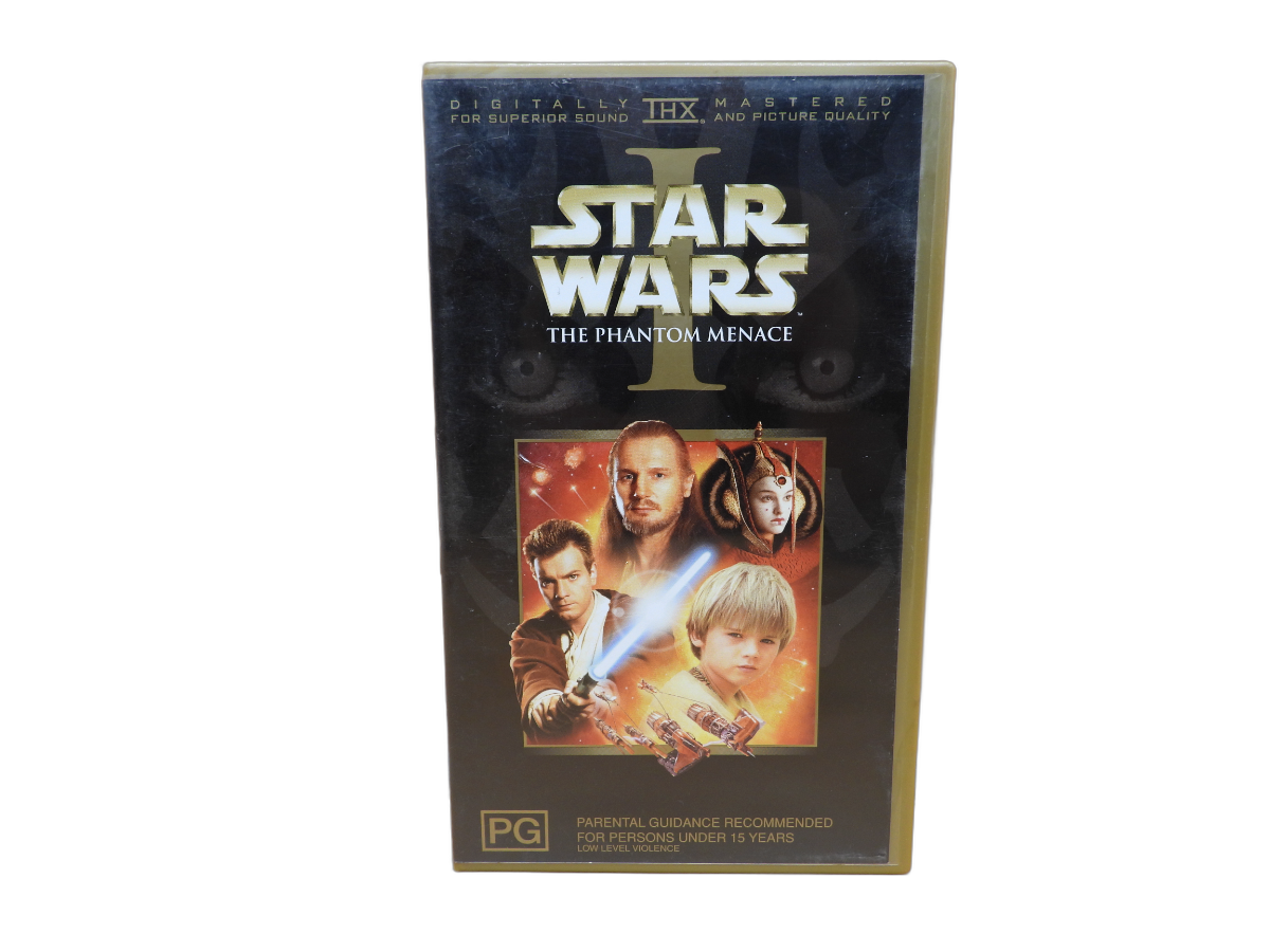 Star Wars Episode I the Phantom Menace Vhs Tape 20th Century Fox Home Entertainm