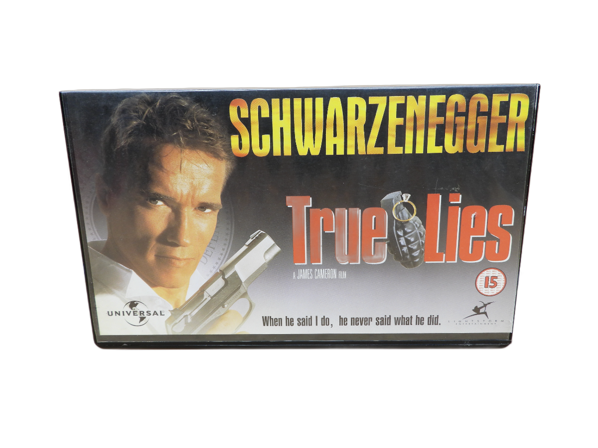 True Lies Vhs Tape Arnold Schwarzenegger Universal