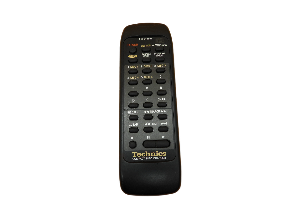 Technics Remote Control for Sl Pg590 Sl Pc705 Cd Changer