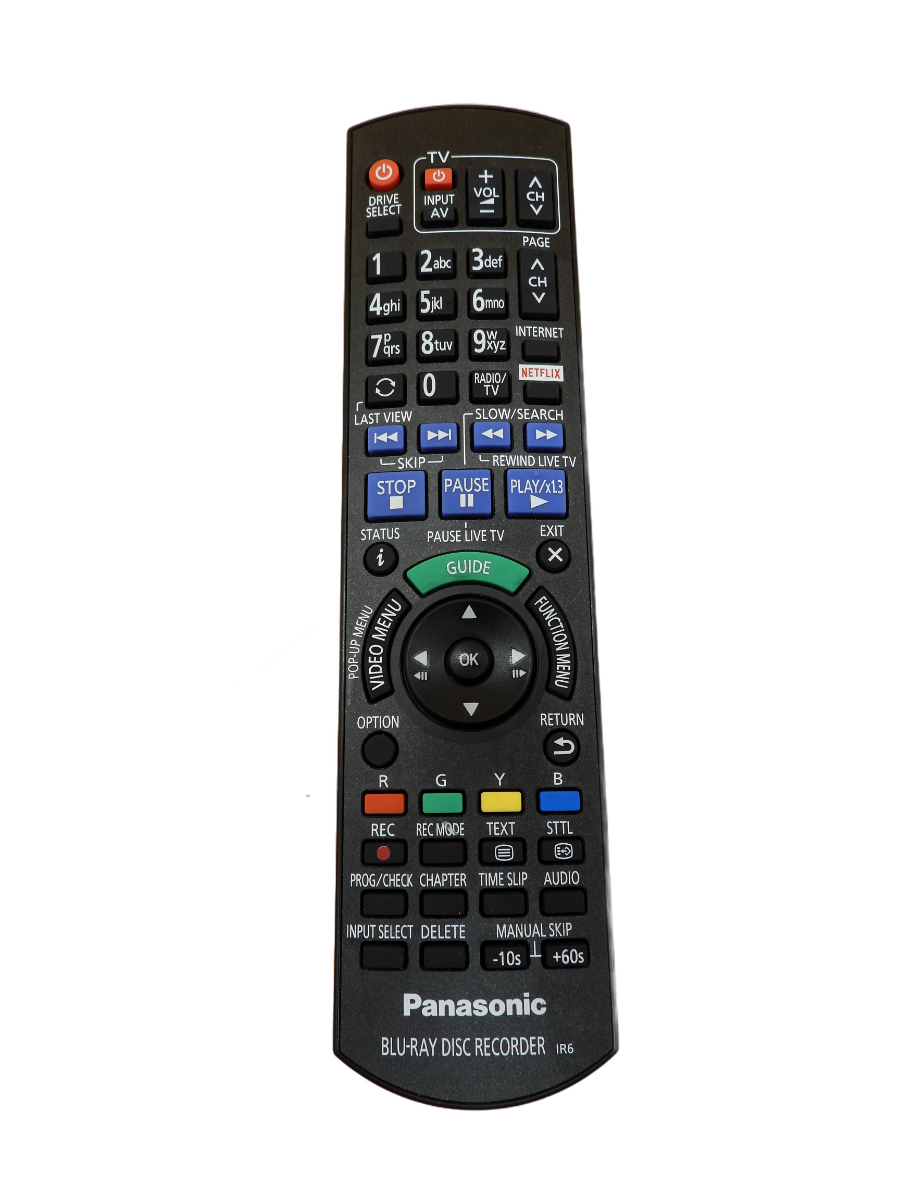 Panasonic Ir6 Remote for Blu Ray Disc Recorder