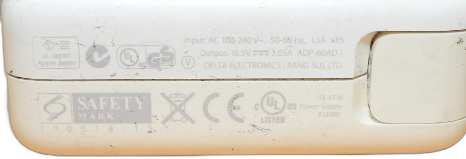 Apple 60w Magsafe 1 Power Adapter Adp 60ad